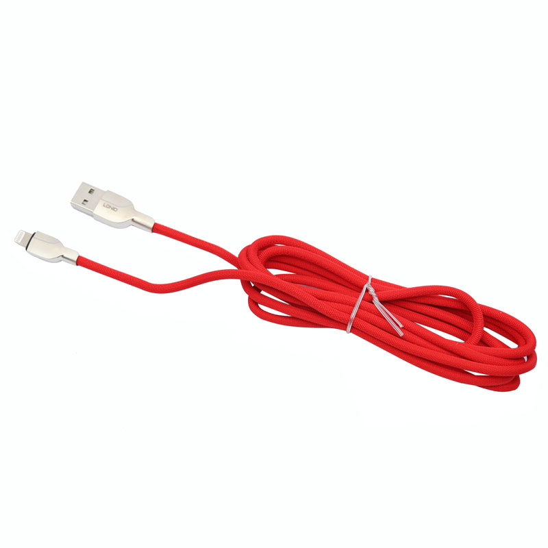 کابل آیفونی LDNIO LS412 2.4A 2m