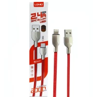 کابل آیفونی LDNIO LS412 2.4A 2m