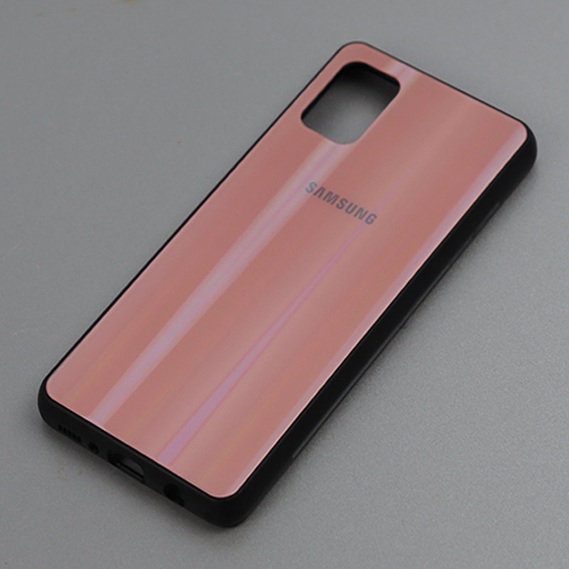 قاب لیزری پشت گلسی Samsung A31 کد4 سری B