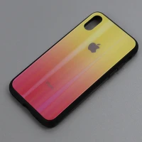قاب لیزری پشت گلسی iPhone X/XS کد5 سری B