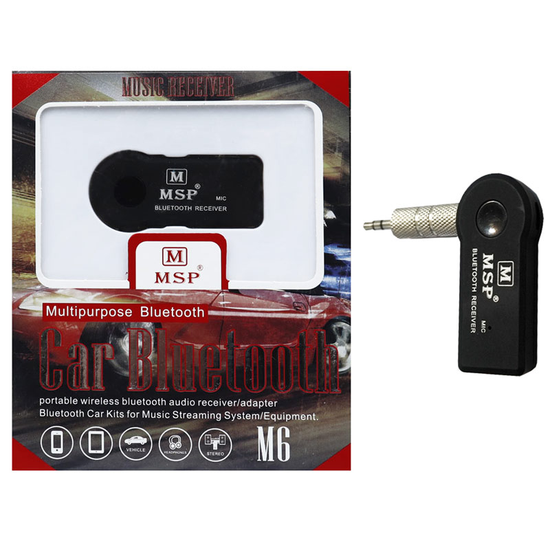 گیرنده بلوتوثی شارژی MSP M6 AUX