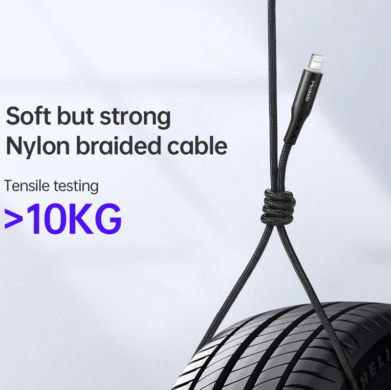 کابل تبدیل فست شارژ Mcdodo CA-7360 Type-C To Lightning 3A 20W 1.2m