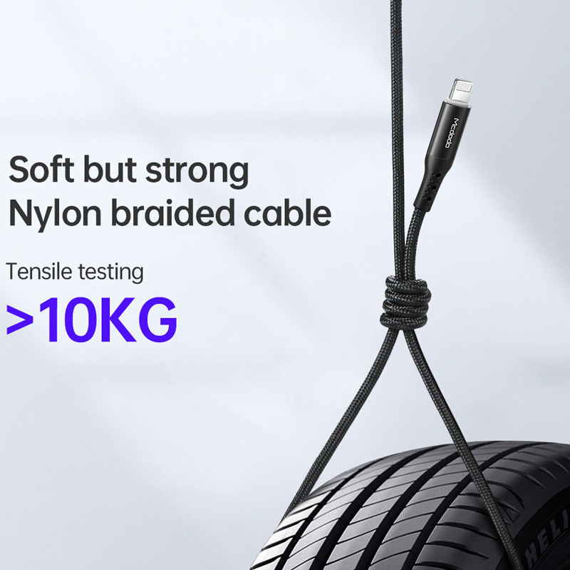 کابل تبدیل فست شارژ Mcdodo CA-7360 Type-C To Lightning 3A 20W 1.2m