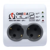 محافظ برق یخچال فریزر 2 خانه ارت دار امگا P2100