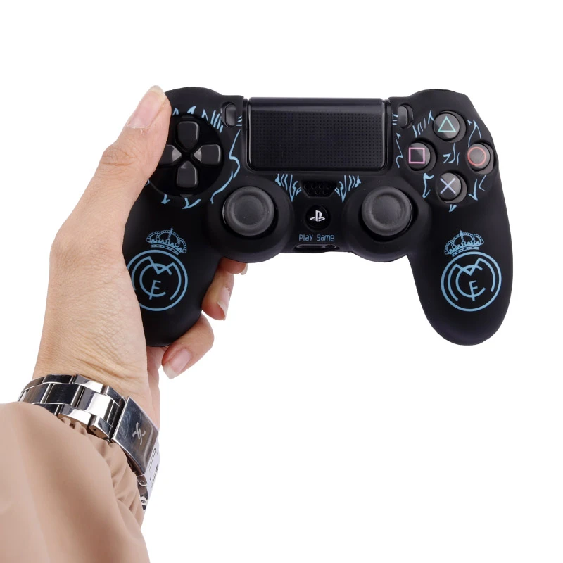 روکش دسته بازی PS4 طرح رئال مادرید آبی