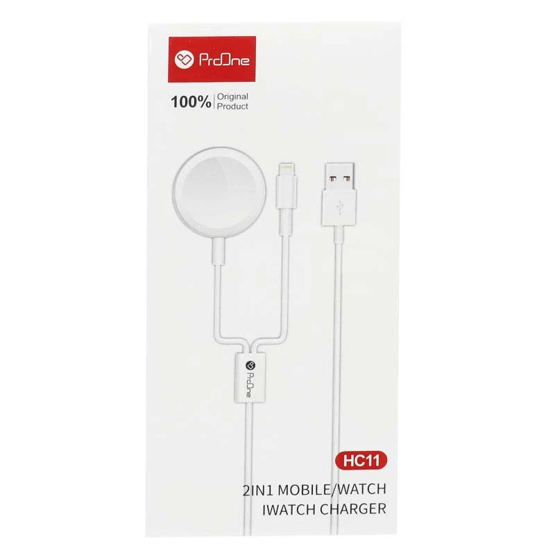 کابل دو سر آیفونی و مغناطیسی شارژ ProOne HC11 1.6m