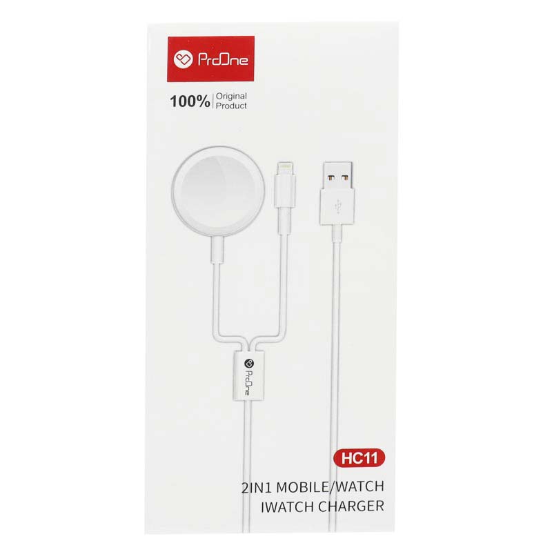 کابل دو سر آیفونی و مغناطیسی شارژ ProOne HC11 1.6m