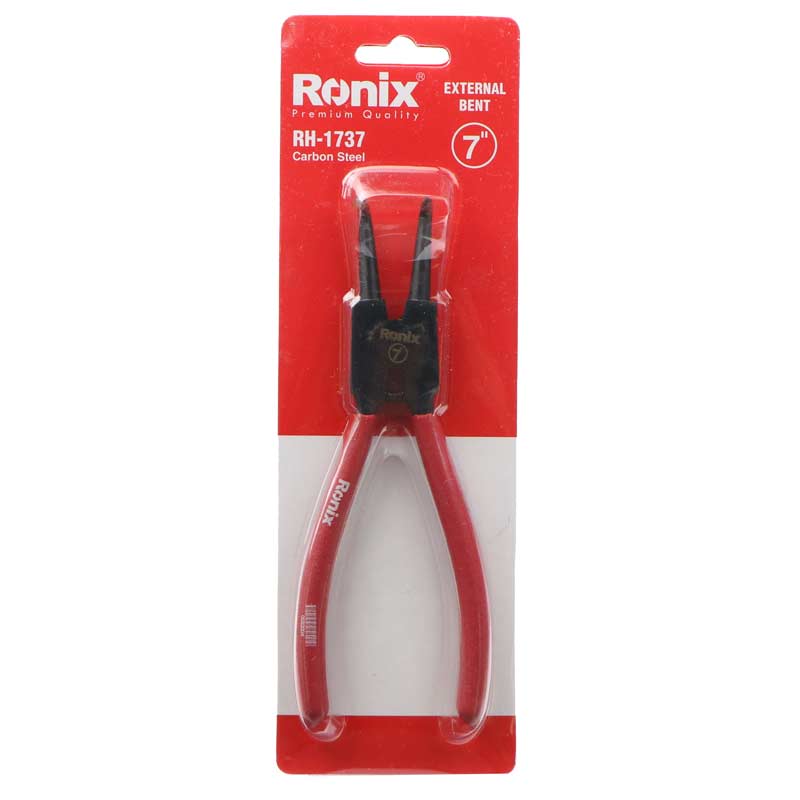 انبر خار باز کن سر کج رونیکس RH-1737 سایز 7 اینچ