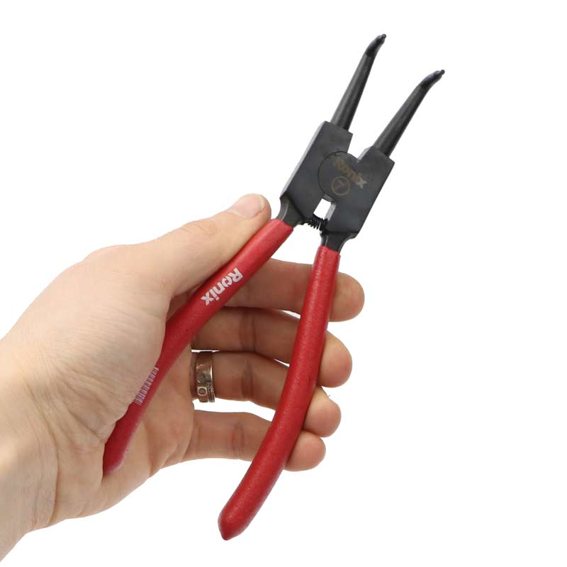 انبر خار باز کن سر کج رونیکس RH-1737 سایز 7 اینچ