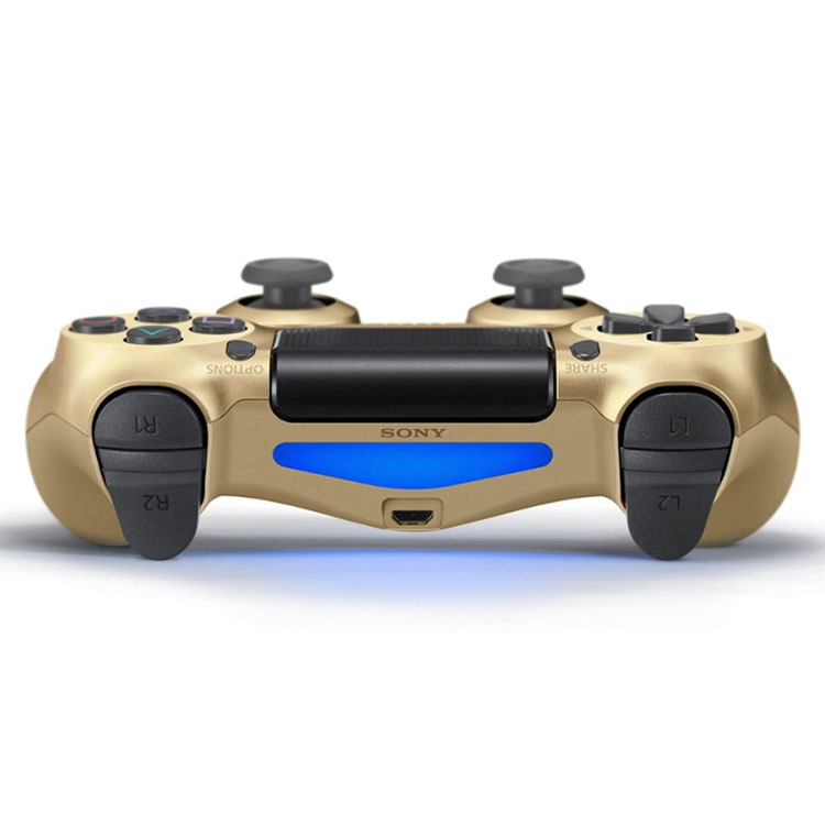 دسته بی سیم SONY PlayStation 4 DualShock 4 High Copy طلایی پکدار