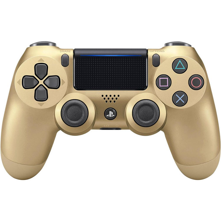 دسته بی سیم SONY PlayStation 4 DualShock 4 High Copy طلایی پکدار