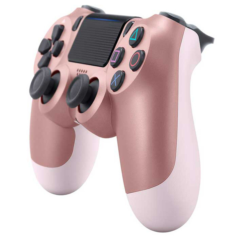 دسته بازی بی سیم SONY PlayStation 4 DualShock 4 High Copy رزگلد