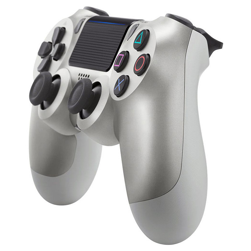 دسته بازی بی سیم SONY PlayStation 4 DualShock 4 High Copy نقره ای