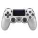 دسته بازی بی سیم SONY PlayStation 4 DualShock 4 High Copy نقره ای