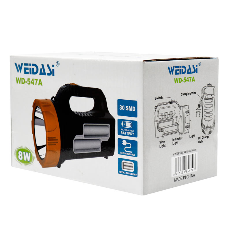 چراغ قوه شارژی ویداسی WEIDASI WD-547A