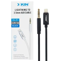 کابل کنفی XKIN AUX108 1m Lightning To AUX