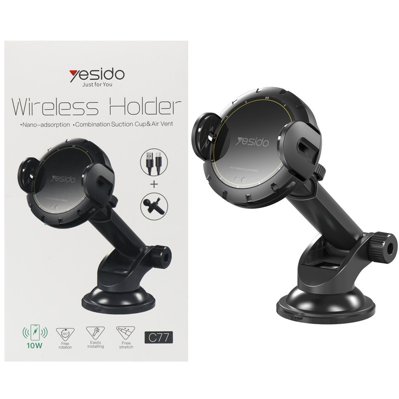 هولدر و شارژر وایرلس Yesido C77 10W
