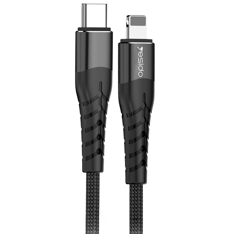 کابل تبدیل فست شارژ Yesido CA-48 Type-C to Lightning 2A 1.2m