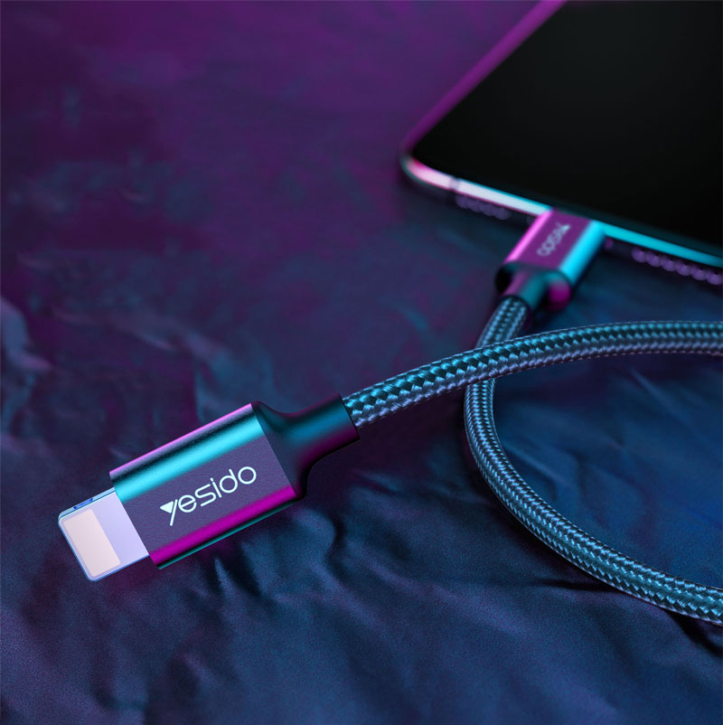 کابل تبدیل Yesido CA52 Type-C to Lightning 30cm