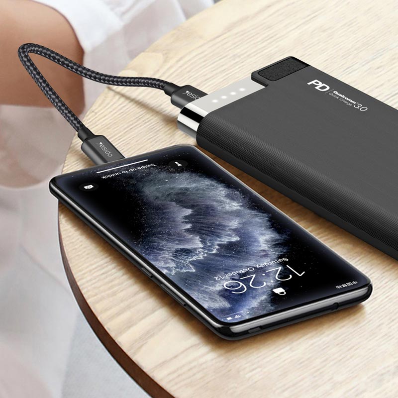 کابل تبدیل Yesido CA52 Type-C to Lightning 30cm