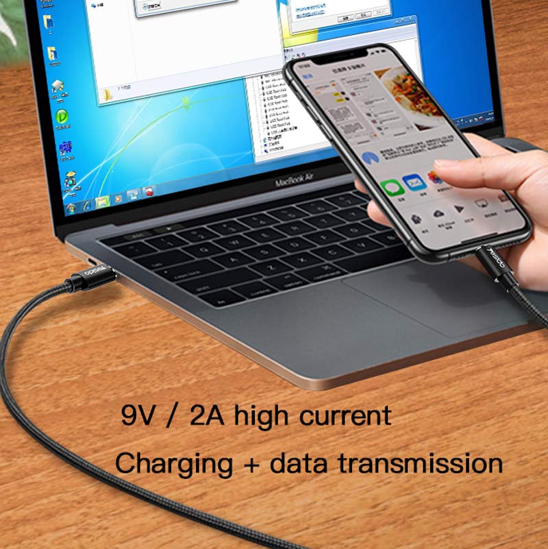 کابل تبدیل Yesido CA56 Type-C to Lightning 1.2m