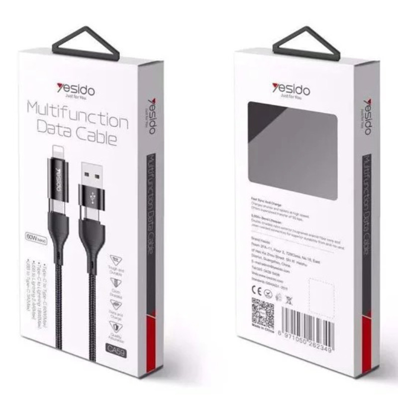 کابل چهار سر Yesido CA59 1.2m