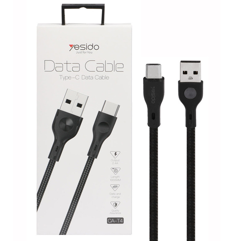 کابل Yesido CA-T4 2.4A 1m Type-C