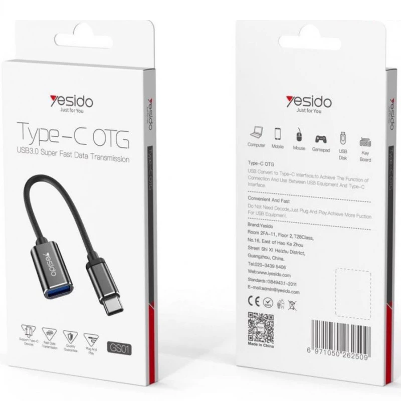 تبدیل Yesido GS01 OTG Type-C