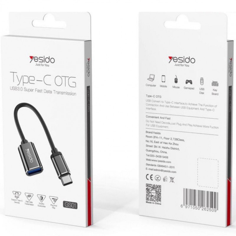 تبدیل Yesido GS01 OTG Type-C