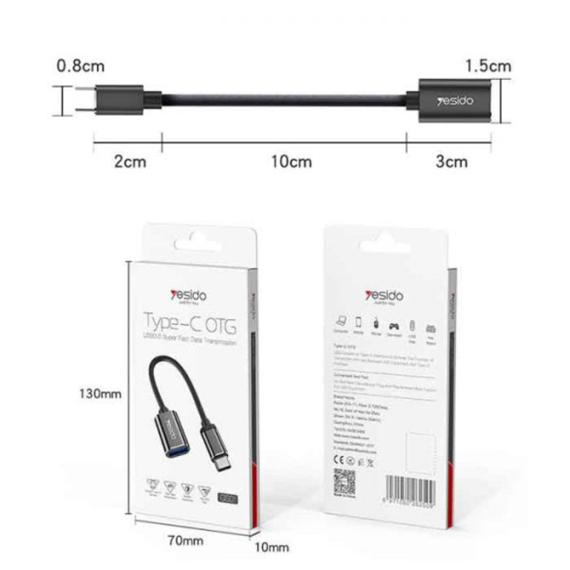 تبدیل Yesido GS01 OTG Type-C