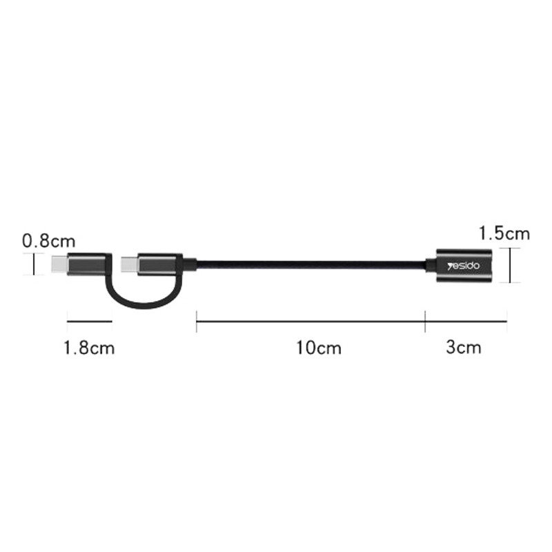 تبدیل Yesido GS02 OTG Type-C / microUSB