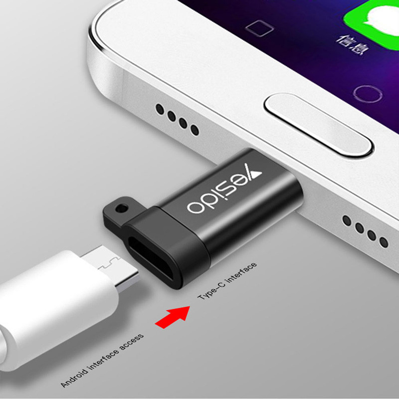 تبدیل Yesido GS04 MicroUSB To Type-C