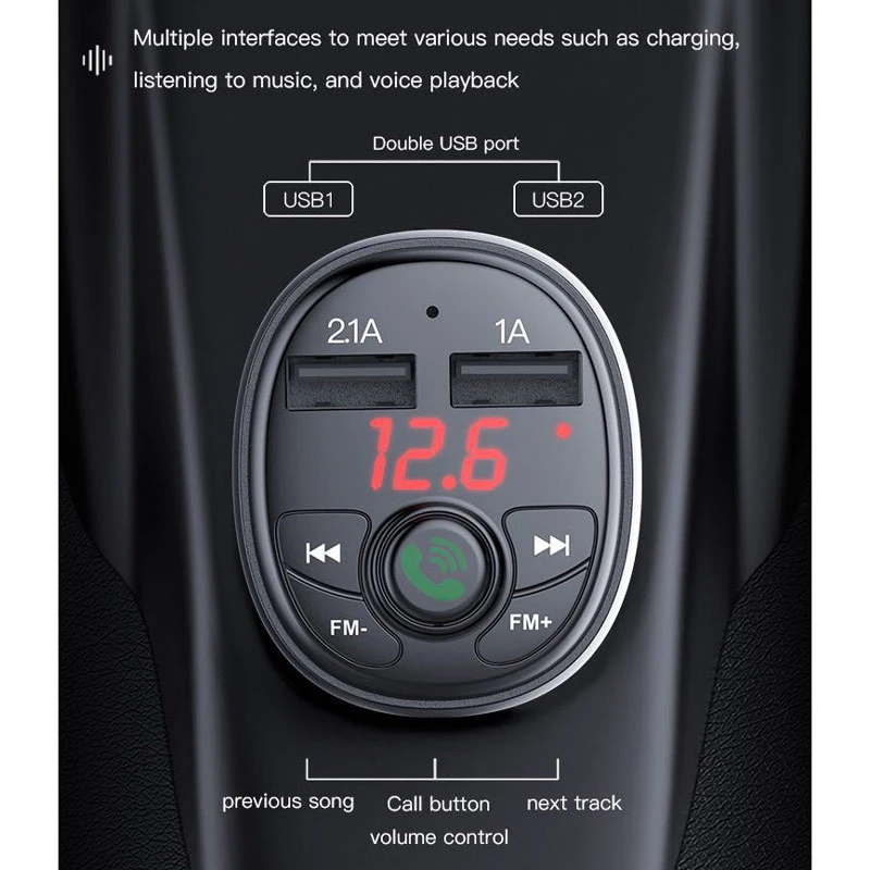 FM Player بلوتوثی + شارژر فندکی Yesido Y36
