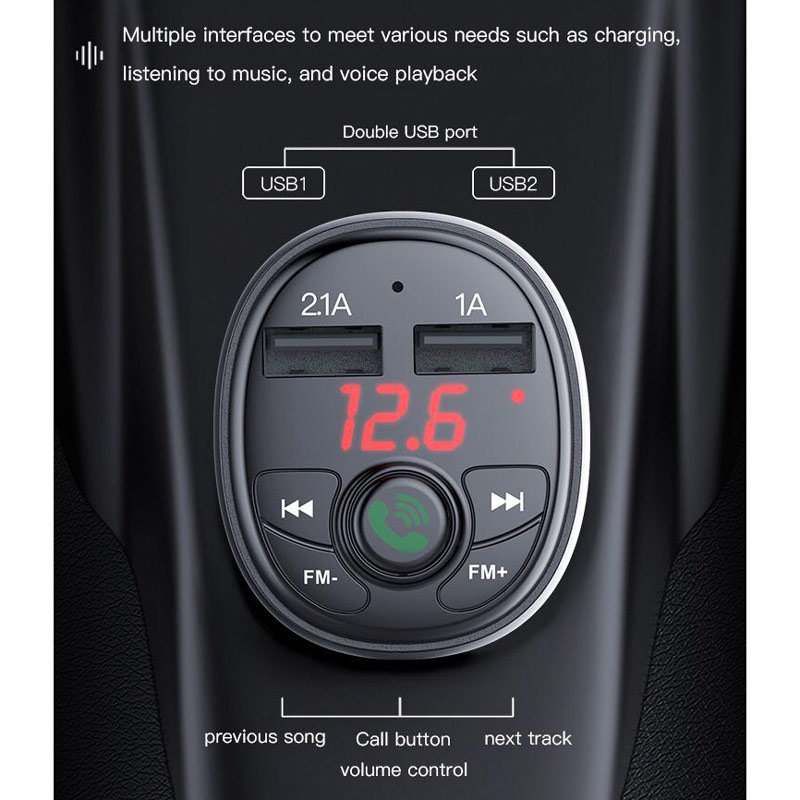 FM Player بلوتوثی + شارژر فندکی Yesido Y36