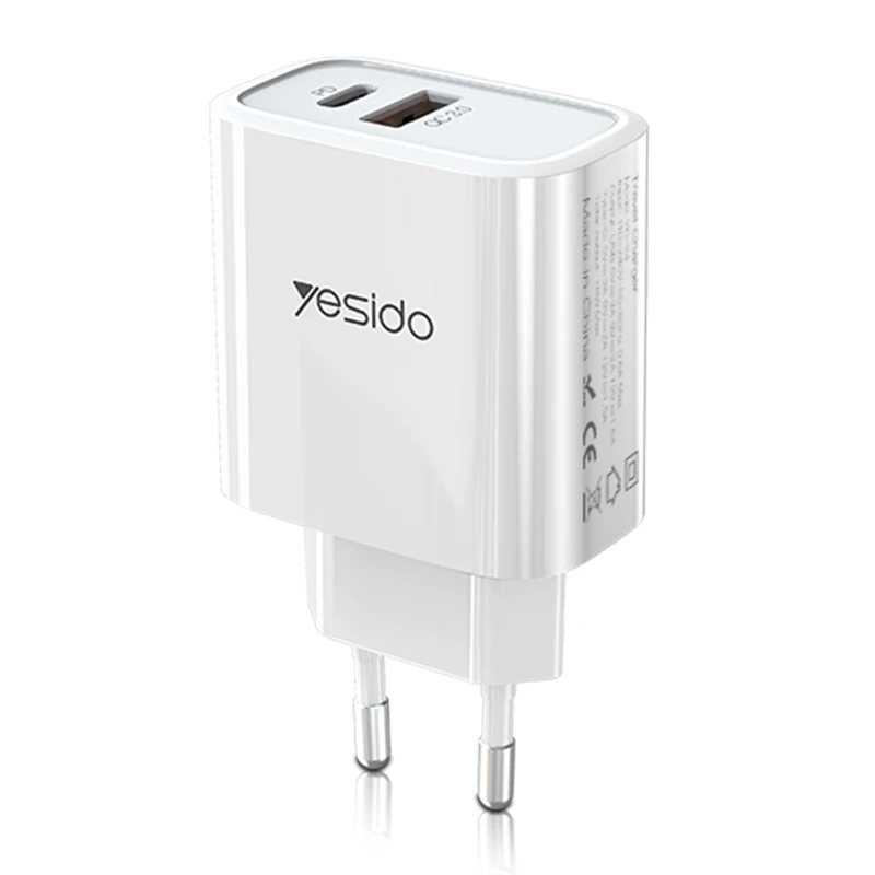 کلگی فست شارژ Yesido YC24 QC3 3A 18W