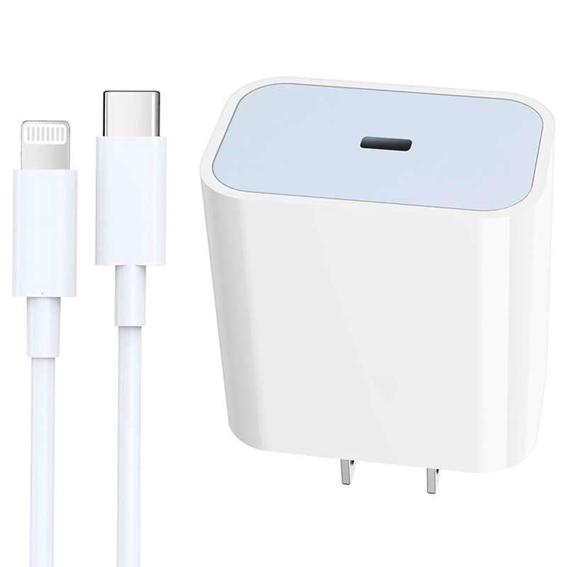 شارژر دیواری فست شارژ iPhone 11 Pro Max پکدار + کابل آیفونی