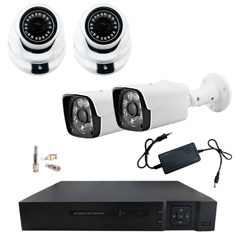 پکیج دوربین مداربسته 4 تایی تراست کم TRUST CAM کد 1