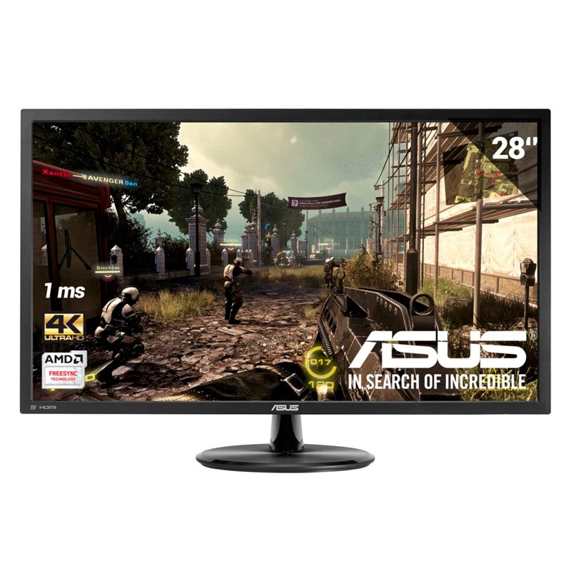 مانیتور گیمینگ ایسوس VP28UQG سایز 28 اینچ