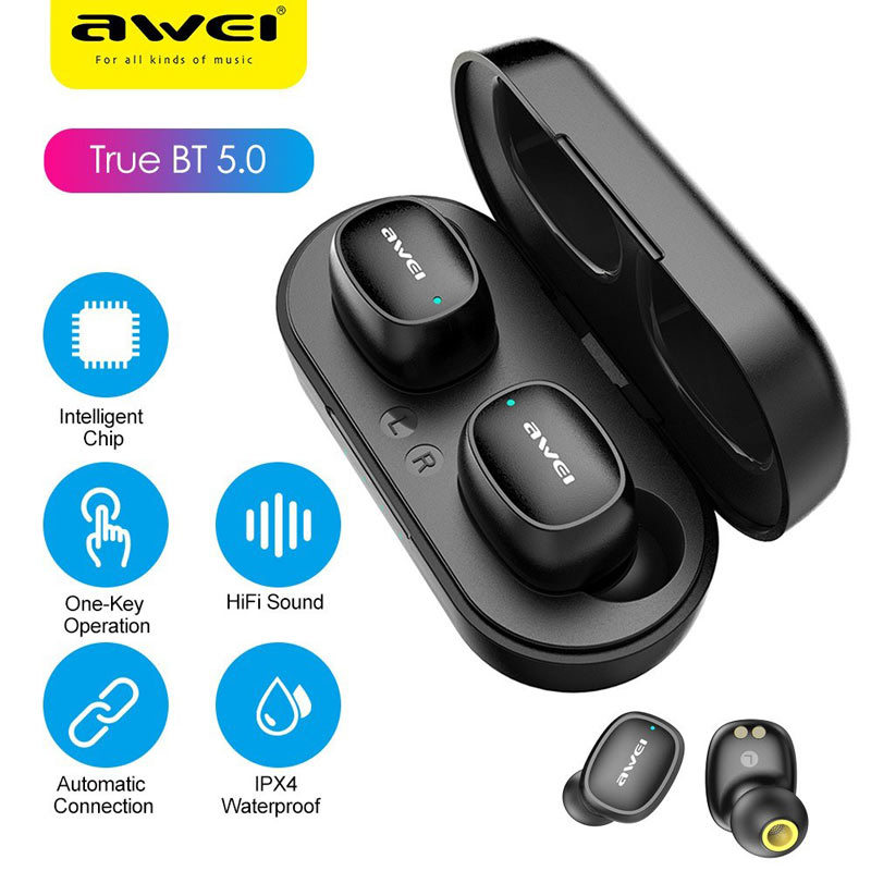 هندزفری بلوتوث دو تایی Awei Earbuds T13