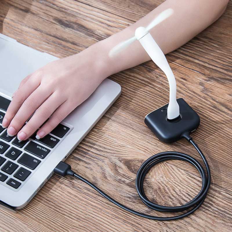 هاب 4 پورت USB 3.0 باسئوس Square Round CAHUB-AY01