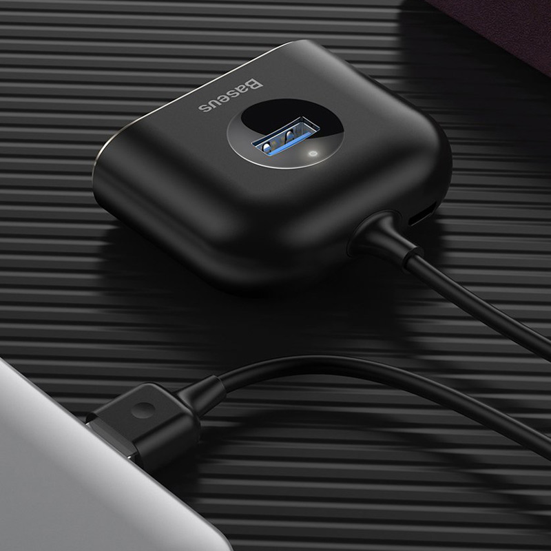 هاب 4 پورت USB 3.0 باسئوس Square Round CAHUB-AY01