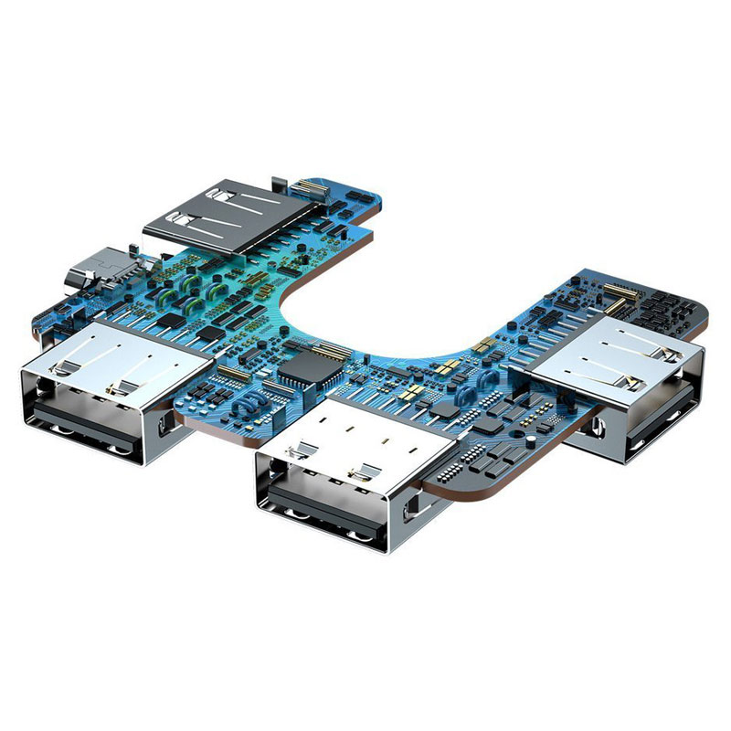 هاب 4 پورت Type-C باسئوس CAHUB-DW01