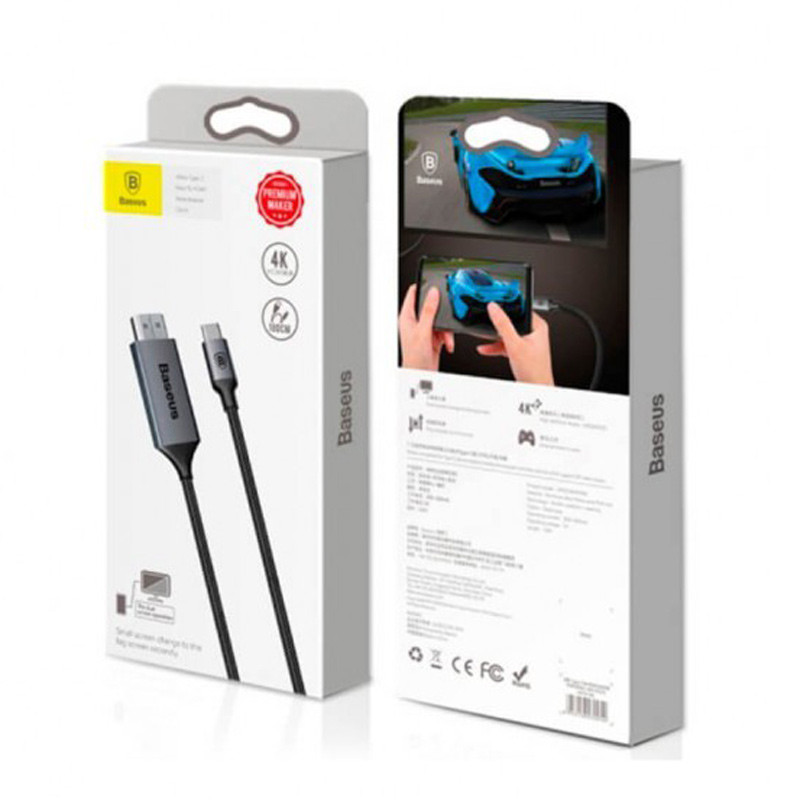 کابل تبدیل Baseus CATSY-0G Type-C to HDMI 1.8m