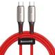 کابل تبدیل فست شارژ Baseus CATSD-J QC3 Type-C to Type-C 5A 1m