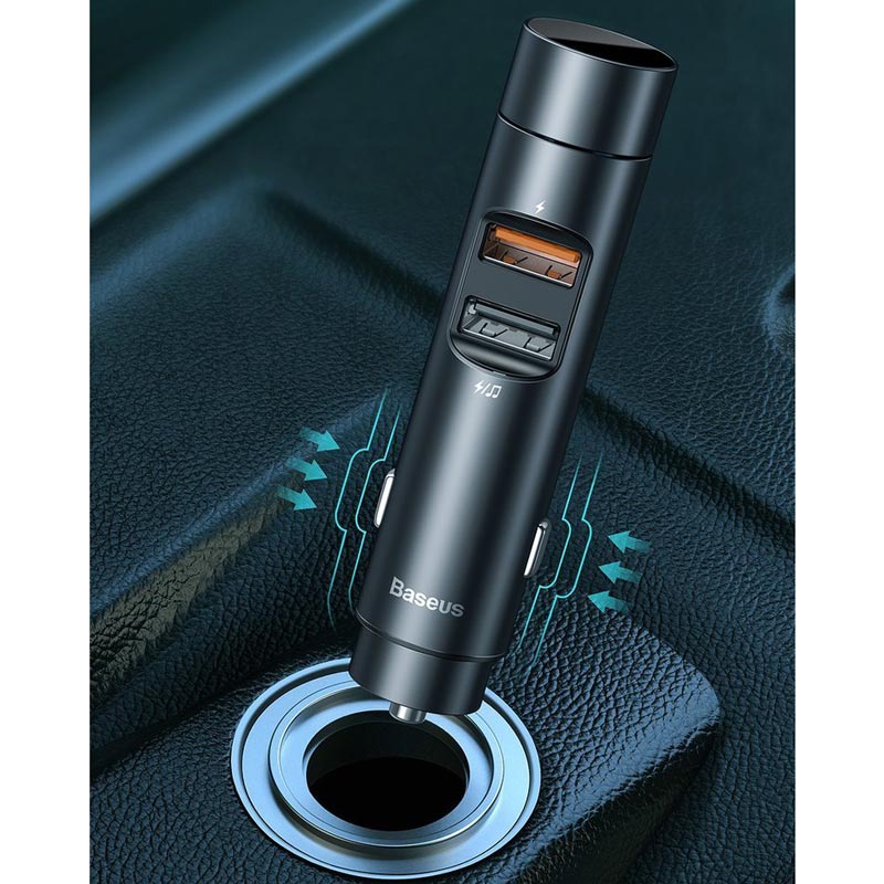 FM Player و شارژر فندکی Baseus Energy Column CCNLZ-C QC3 18W
