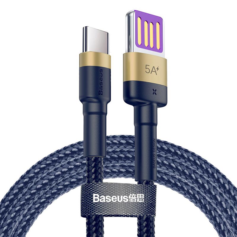 کابل تایپ سی فست شارژ Baseus CATKLF-P QC3 5A 1m