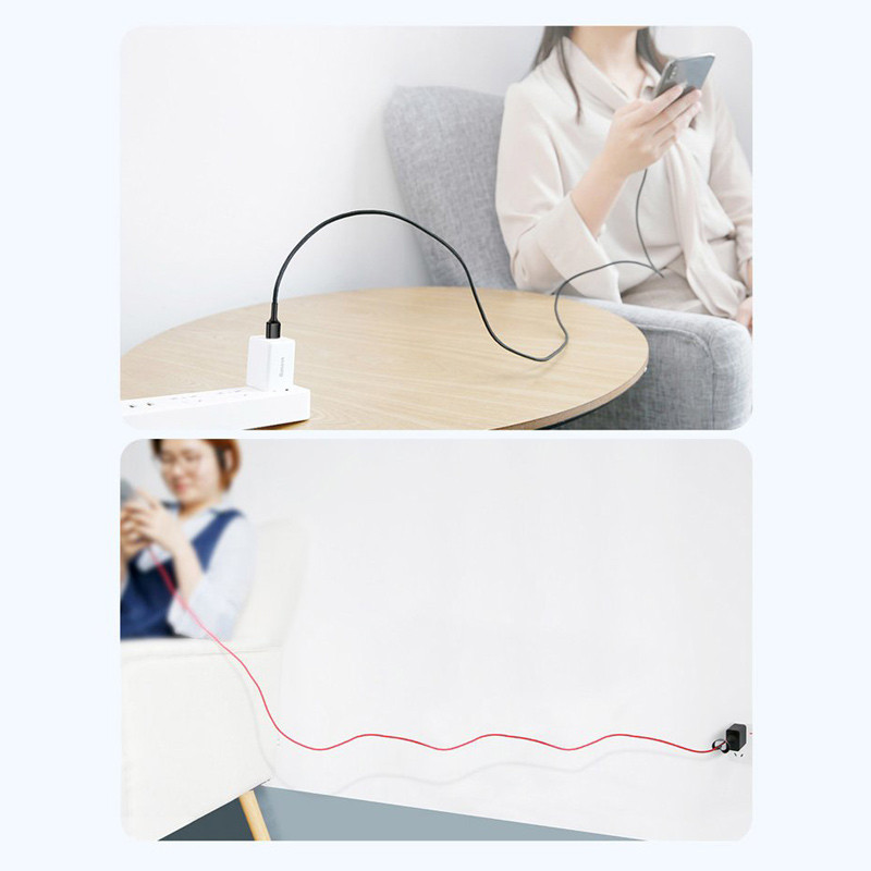 کابل Baseus Halo Data CATGH-H09 Type-C 5A 2m