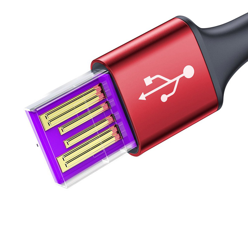 کابل Baseus Halo Data CATGH-H09 Type-C 5A 2m