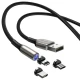 کابل 3 سر مگنتی Baseus TZCAXC-G01 2A 2m