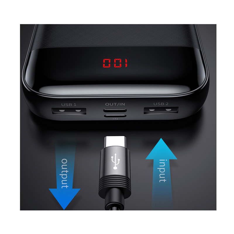 پاور بانک 20000 باسئوس Baseus Mini Cu Digital Display PPALL-CKU